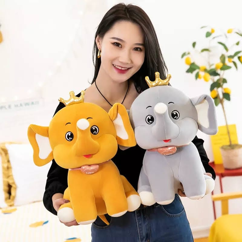 Plush Elephant Stuff Toy For Kids - KidoKraze