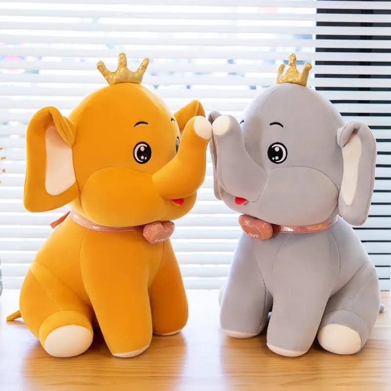 Plush Elephant Stuff Toy For Kids - KidoKraze