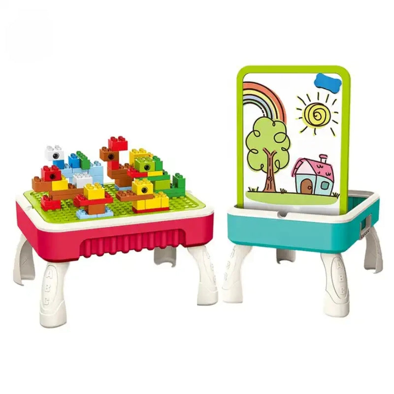 3 In 1 Multifuntional Building Blocks Table For Kids – KidoKraze