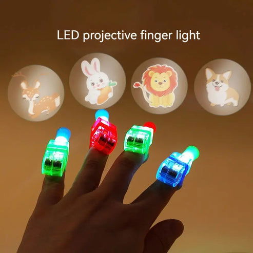 Projection Finger Flashlight (Pack Of 5)