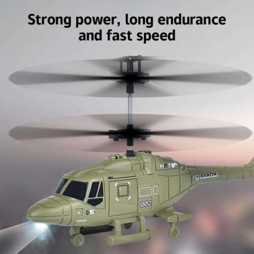 RC Military Flying Helicopter With Infrared Light - KidoKraze