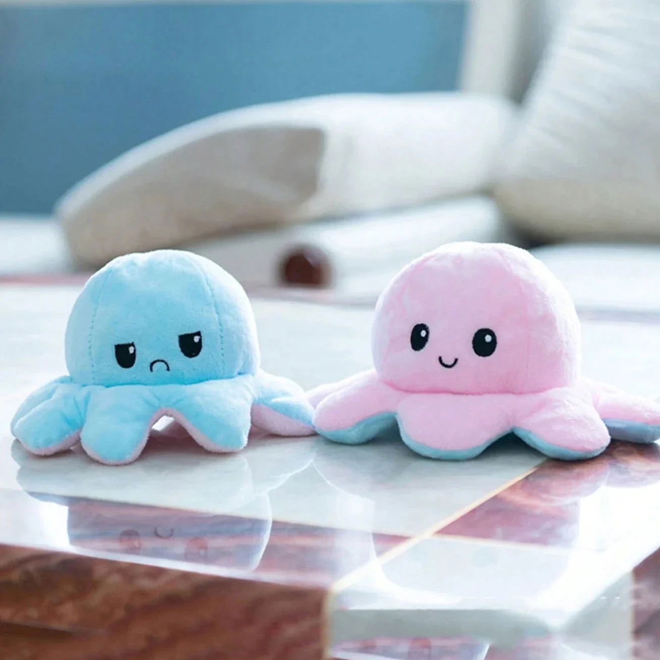 Reversible Octopus Plush Toy - KidoKraze