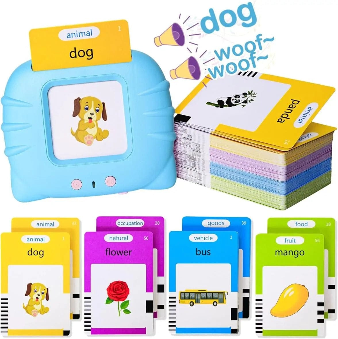 Talking Flash Cards Early Educational Device - KidoKraze