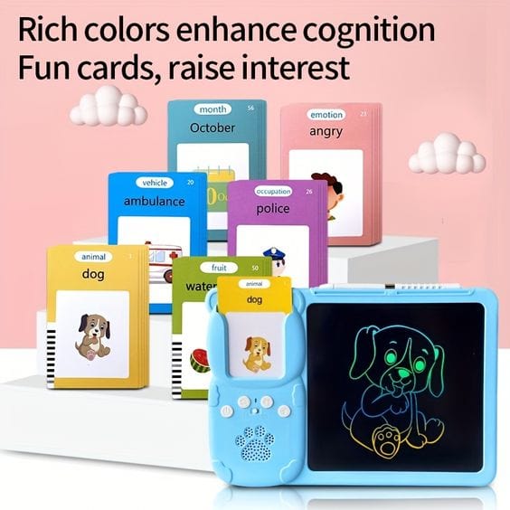 Talking Flash Cards Lcd Writing Board - KidoKraze