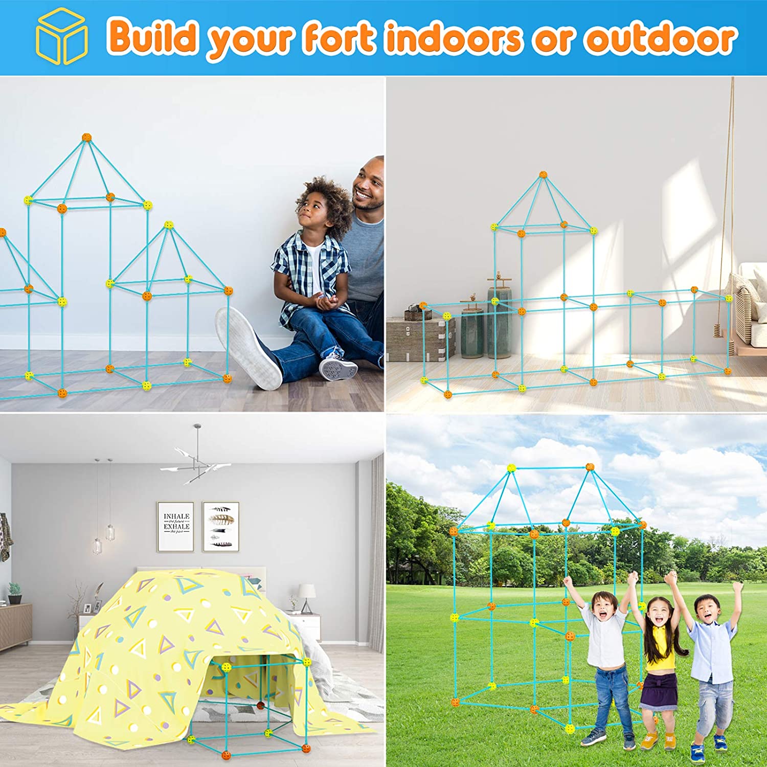 Tent Construction Building Blocks - KidoKraze