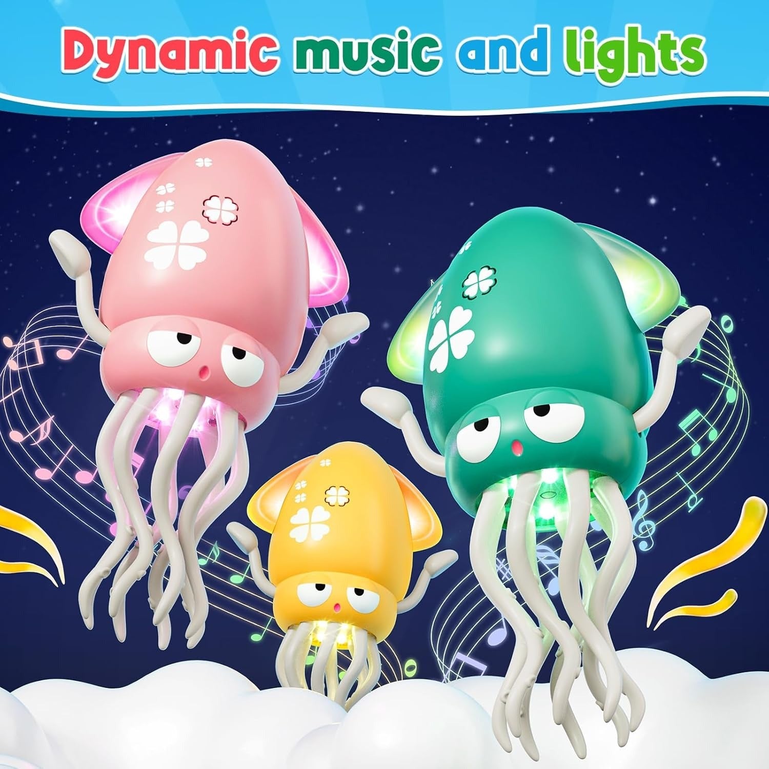 USB Rechargeable Dancing Octopus Baby Toy