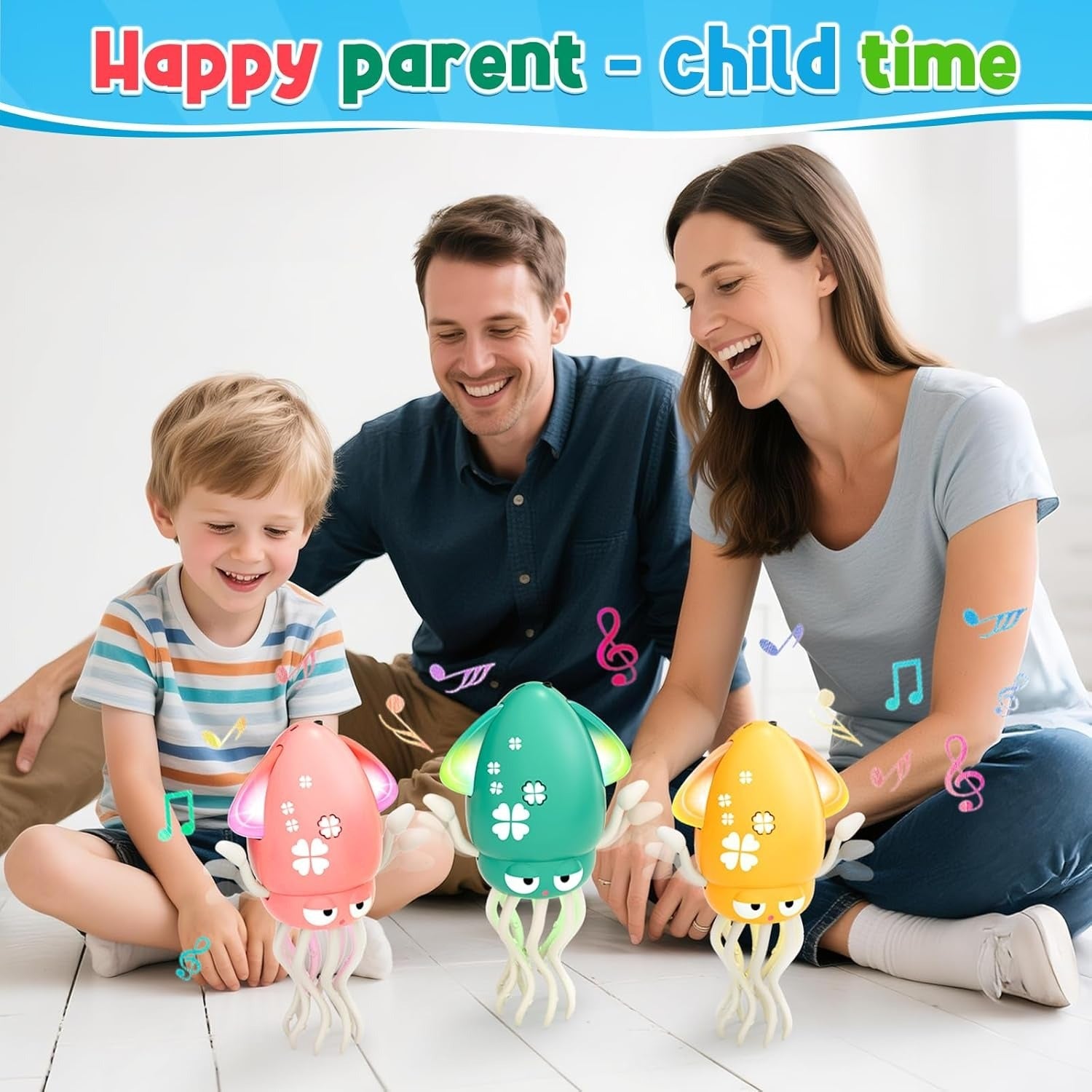 USB Rechargeable Dancing Octopus Baby Toy