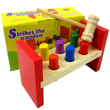 Interactive Nailing Wooden Table Activity Hammering Bench