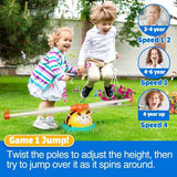 2-in-1 Musical Jump & Ring Toss Game Set for Kids