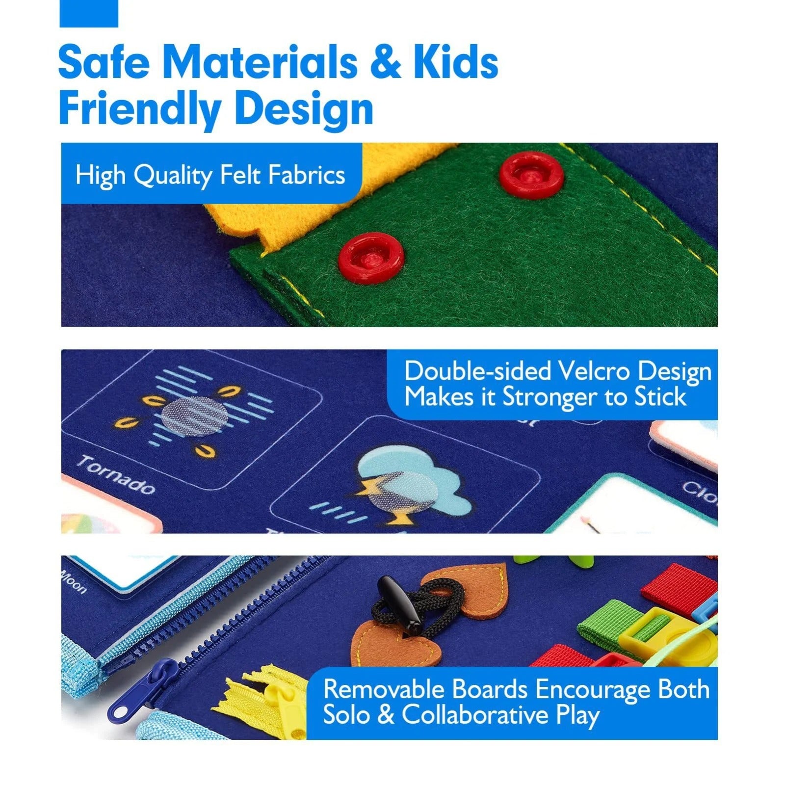 Montessori Toddler Activity Busy Book