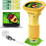 Kids Microscope 1000x Magnifier With 200 Megapixels With LED Photo Video Function