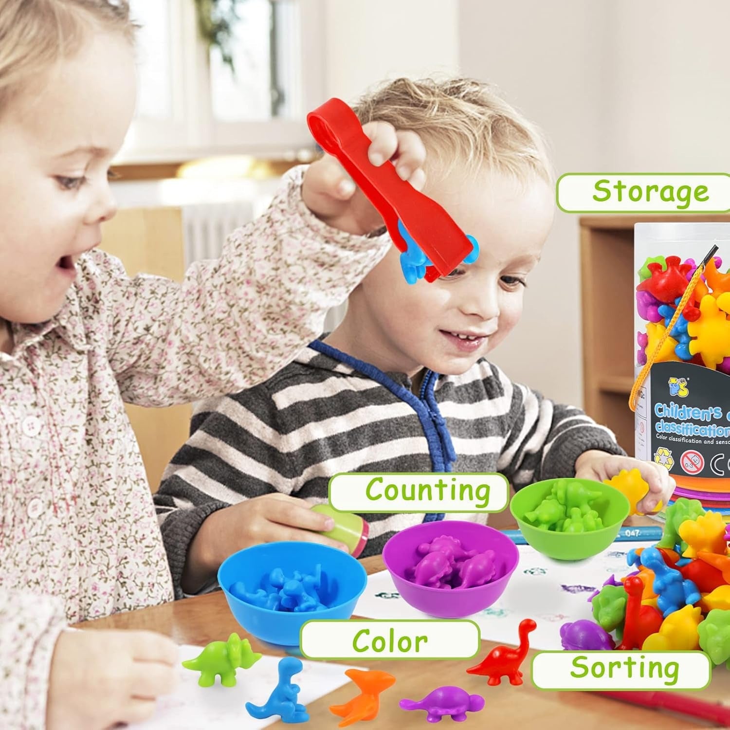 Children Color Classification Counting Toys
