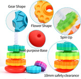 Spin Again Rainbow Tower For Kids