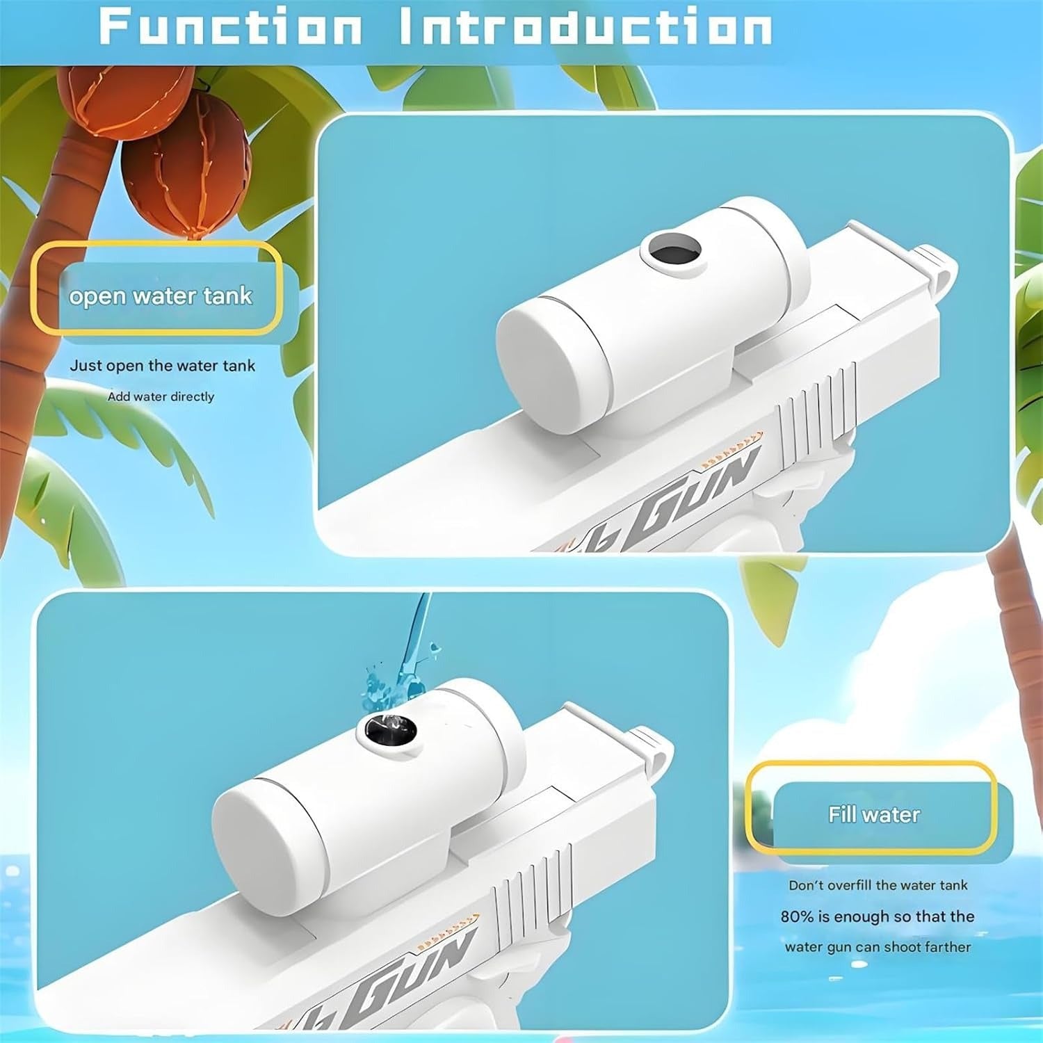 Prank Water Gun Toy (Pack Of 2)