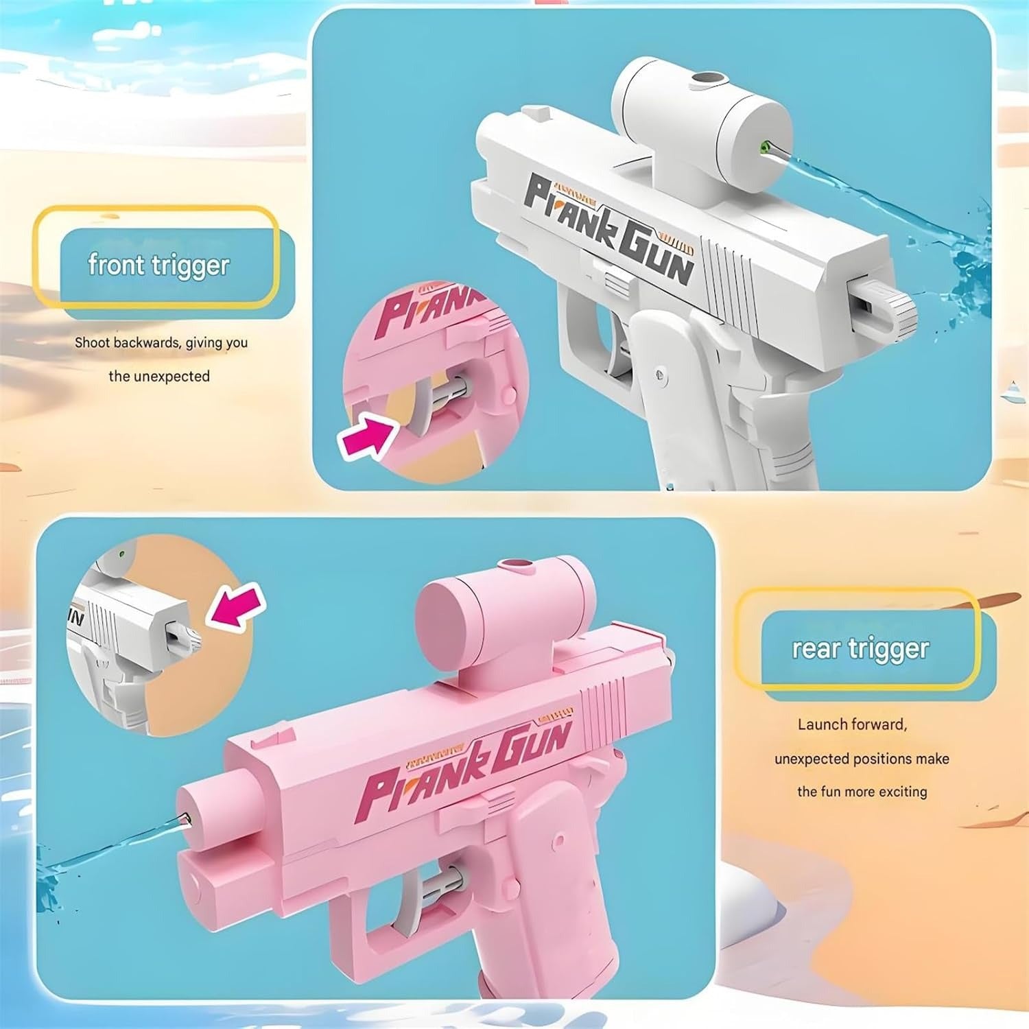 Prank Water Gun Toy (Pack Of 2)