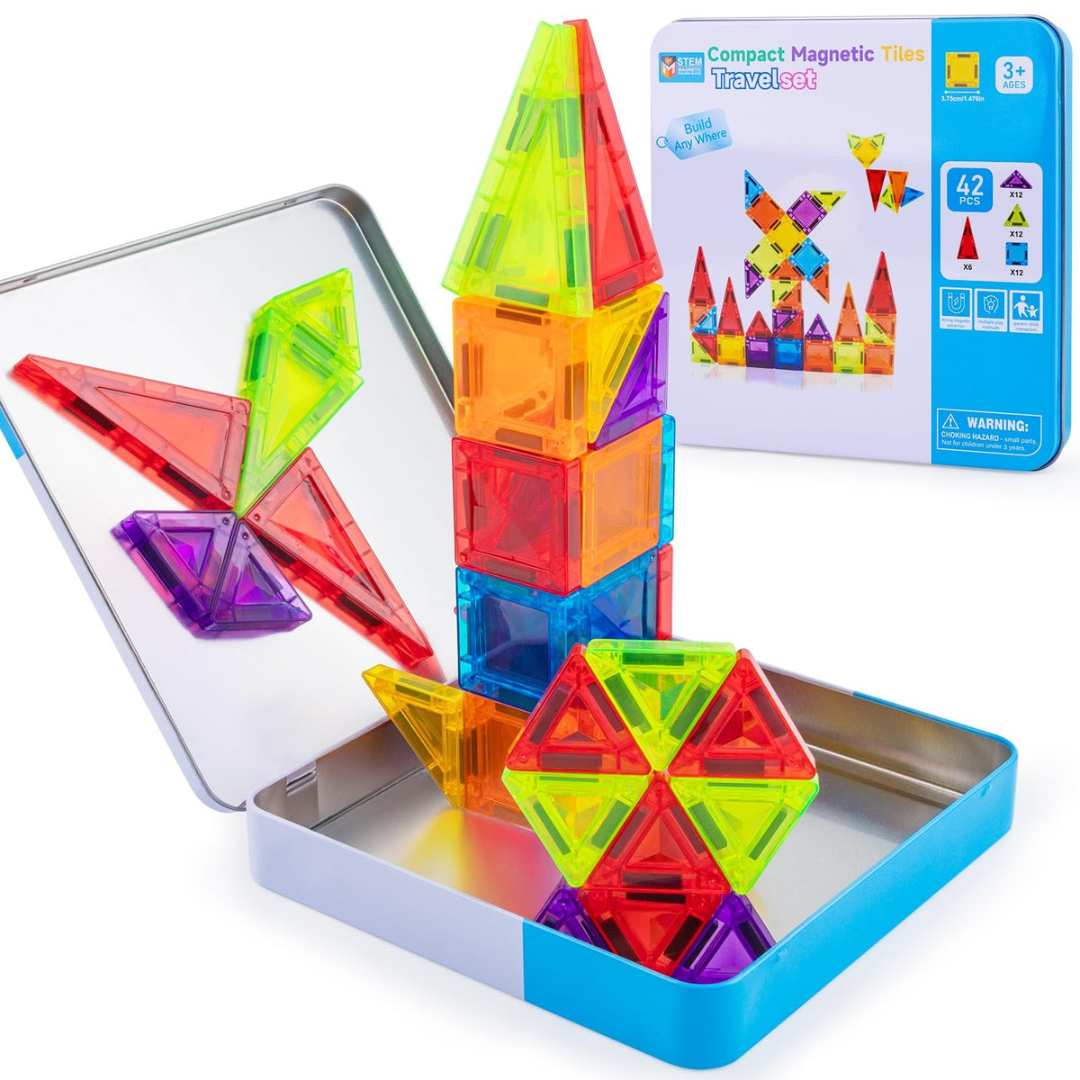 magnetic tile building blocks