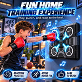 KidoKraze smart music boxing target toy with colorful punching pads for active play and interactive boxing training.