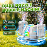 Automatic Dual-Head 360 Degree Rotating Bubble Blower Machine
