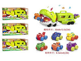 Cartoon Dinosaur Transport Truck Toy Set for kids