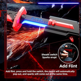 Led Laser Sword Toy With Spark Smoke