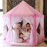 KidoKraze princess castle play tent house for girls, featuring colorful fabric and a whimsical castle design for imaginative play.