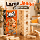 Jenga Classic Game with hardwood Blocks