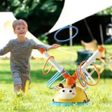 2-in-1 Musical Jump & Ring Toss Game Set for Kids