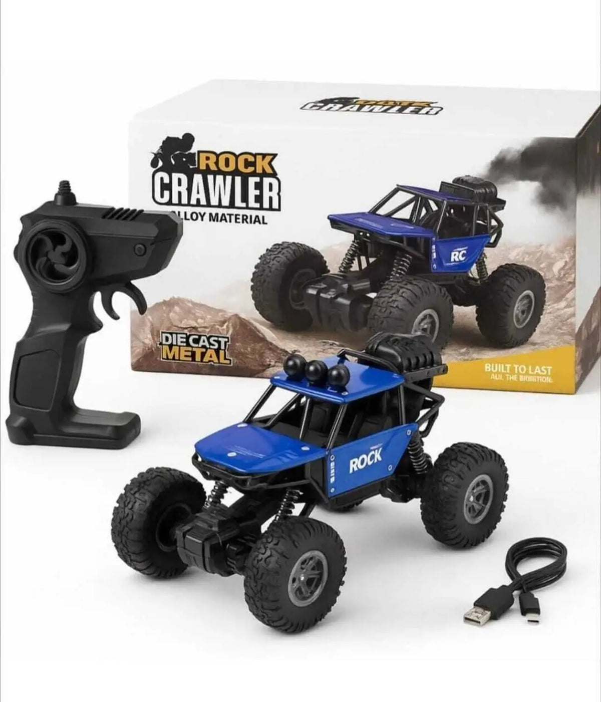 RC Rock Crawler Monster Truck with Pistol Grip Remote