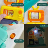 Multifunctional House Interactive Busy Board