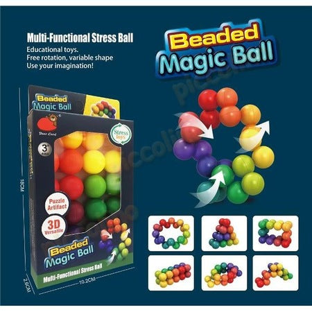 3D Beaded Magic Ball and rotating Fidget Puzzle