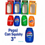 Mini Soda Can Squishy Toy - Soft Stress Reliever & Squeeze Toy