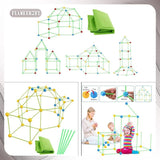 3D Tent Construction Toy Set with Cloth Sheet