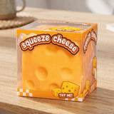 Soft Cheese Cube Sensory Fidget & Stress Relief Toy pack of 1