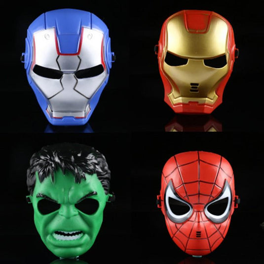 Spider Man Iron Man Hulk lighting Masks