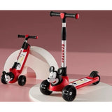 Mickey Mouse Clubhouse Adventure 3-Wheel Kick Scooter - Red & Black with LED Wheels